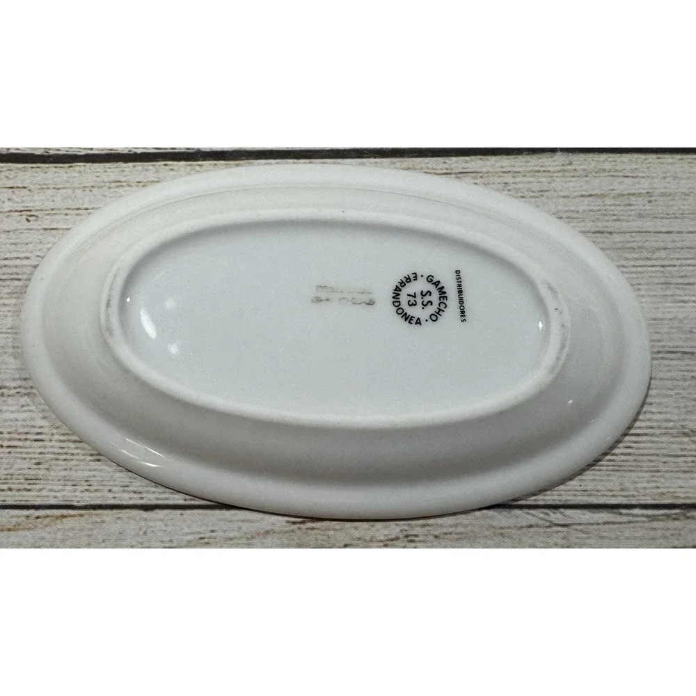 Vintage Gamecho S.S. 73 Errandonea Soap Dish Trinket Tray Hotel Spain TubGH9